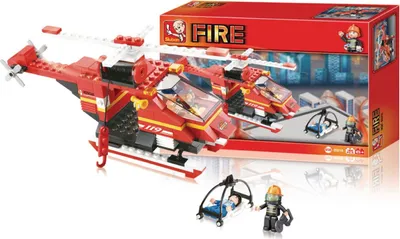 Produktbild von Bausteine Fire Serie Rettungshubschrauber