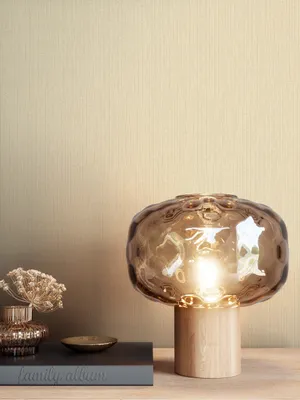 Produktbild von NEWROOM Tapete Gold Vliestapete Glänzend - Unitapete Glamour   Einfarbig Struktur  Uni