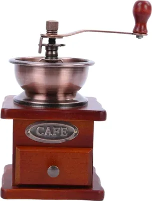 Produktbild von Manuelle Kaffeemühle, Handkurbel-Kaffeemühlen, Vintage-Stil, Handkaffeemühle, Roller, klassische Kaffeemühle, Handkurbel-Kaffeemühlen für Tropfkaffee, French Press