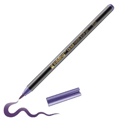 Immagine prodotto di edding 1340 (Verkaufseinheit: 10) metallic Pinselstift violett-metallic 665706 4057305046376