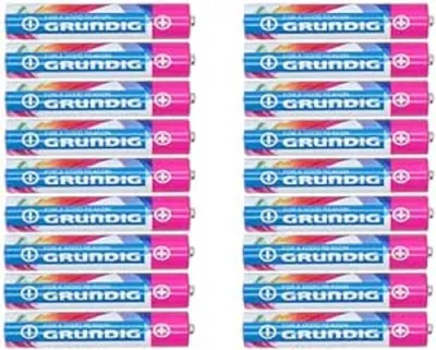 Obrázek produktu pro Grundig - alkalická baterie AAA / R03 1,5 V 18 ks.