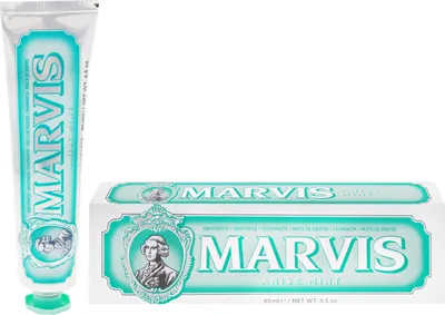 Produktbild von Marvis | Marvis Zahnpasta, Anis und Minze Zahnpasta, Zahnpasta mit Fluorid, Italienische Zahnpasta | Anis und Minze - 85ml