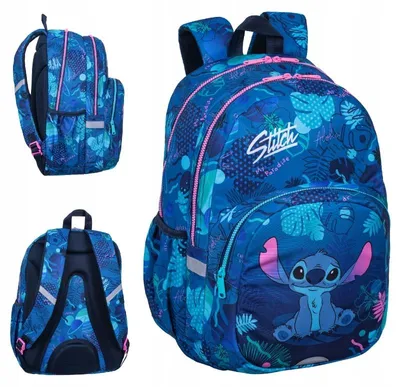 Produktbild von Coolpack Rider Disney Core Schulrucksack Für Jugendliche Mit Zwei Fächern – Stitch