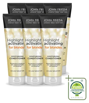 Obrázek produktu pro 6 kusů kondicionéru John Frieda Sheer Blonde pro zesvětlení vlasů - 250 ml - velká balení