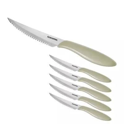 Obrázek produktu pro Tescoma Nůž steakový PRESTO 12 cm, 6 ks, béžová