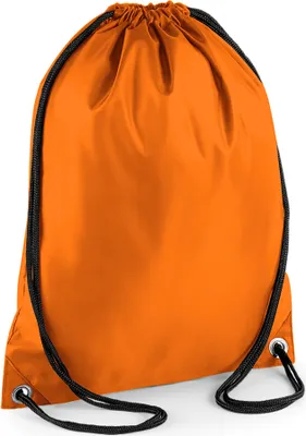 Produktbild von BagBase Budget Turnbeutel, wasserabweisend, 11 Liter BC2538 (Einheitsgröße) (Orange)