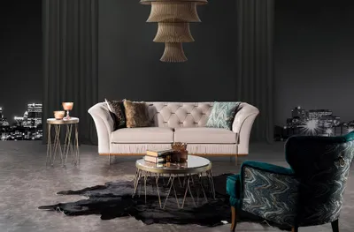 Image de Pour le salon Ensemble anapé+fauteuil Confortable Textile Moderne Nouveau