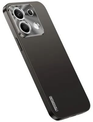 Obrázek produktu pro Pro Xiaomi Redmi Note 13 Pro / Poco X6 Pouzdro na mobilní telefon s jemně matným kovovým designem, černé