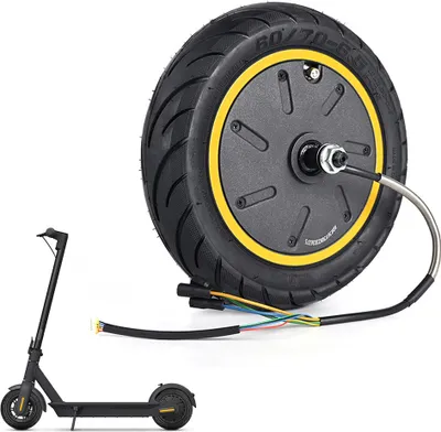 Produktbild von 60/70-6,5 Motor Elektroroller 36V 500W Motorrad Fuer Ninebot Max G30 Elektroroller Hinterrad Antriebsrad Reifen Motor Reparatur Ersatzteile