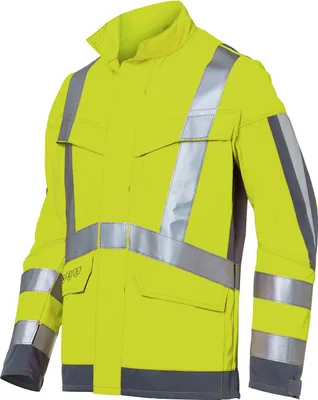 Produktbild von Kübler Protectiq high Vis Jacke arc1 PSA 3 warngelb/anthrazit Gr. 114