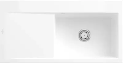 Produktbild von Villeroy & Boch Keramikspüle 336101R1, Subway Style 60 Einbauspüle - inkl.