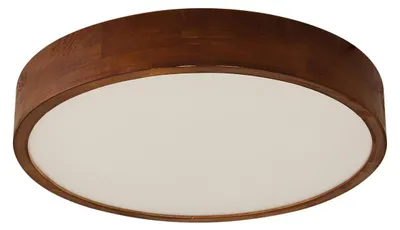 Produktbild von Lindby Deckenlampe Tanju, Ø 50cm, Kautschukholz, 4-flg., E27