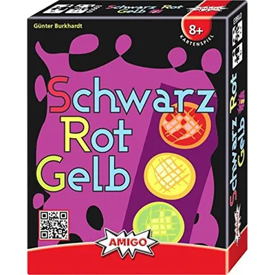 Produktbild von AMIGO 1663 AMIGO Schwarz Rot Gelb Kartenspiel