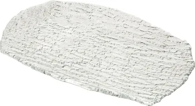 Produktbild von St Tropez Servierplatte Glas rechteckig 35,5x23cm Struktur Kuchen-Teller Platte