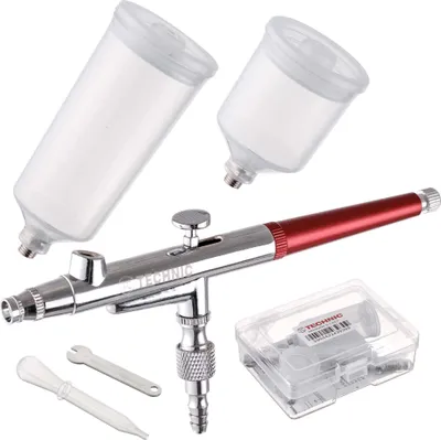 Immagine prodotto di Aerograf B-130CP 0,4 mm con 2 contenitori di TC Technic