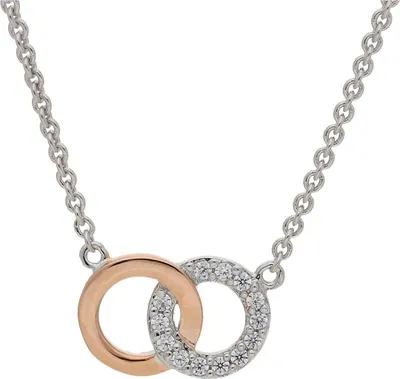 Produktbild von JuwelmaLux Collier 925/000 Sterling Silber rosé vergoldet mit Zirkonia JL10-05-2466