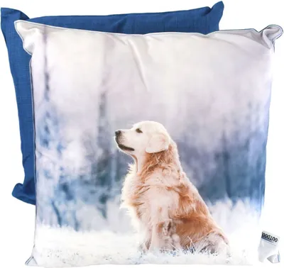 Produktbild von Dekokissen 45x45x12cm Outdoorkissen Winter wetterbeständig Tier-Motive