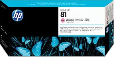 Obrázok produktu pre HP Svetlopurpurová tlačová hlava a čistiaca jednotka tlačovej hlavy 81 DesignJet s farbivom, Tlačiarne HP Designjet 5000, 5000ps, 5500 a 5500ps, Atramentový, Purpurová, C4955A, Spojené štáty, Singapúr, 35,6 mm