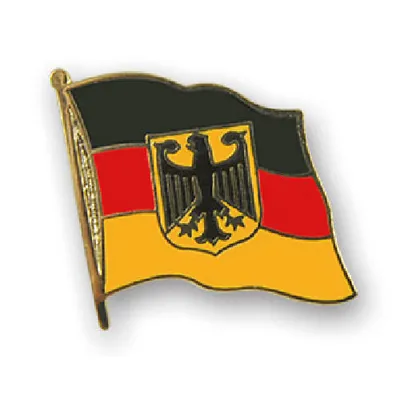 Produktbild von Flaggen-Pin vergoldet Deutschland mit Adler