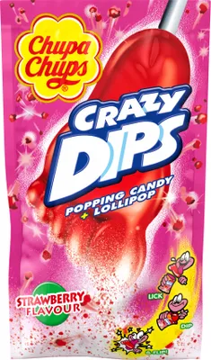 Produktbild von Chupa Chups Crazy Dips Strawberry 14g