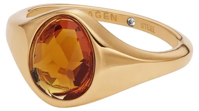 Produktbild von Skagen SKJ1740710503 Damen Ring SEA GLASS Edelstahl Gold 50 (15.9)