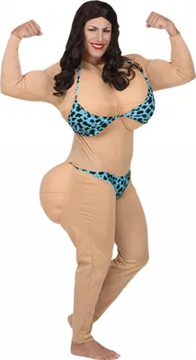Produktbild von Miss Bikini Travestie Kostüm für Männer Größe: XL