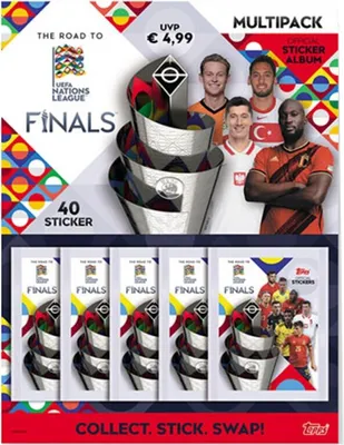 Immagine prodotto di Topps - Road to UEFA Nations League - Sammelsticker - 1 Multipack