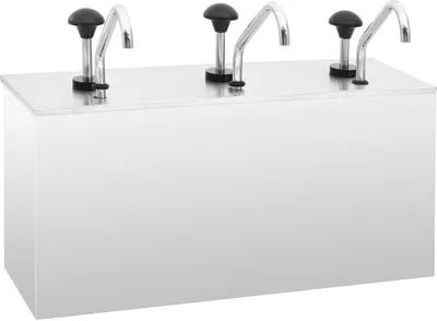 Produktbild von Saucen-Spender Edelstahl 3 x 3,5 L