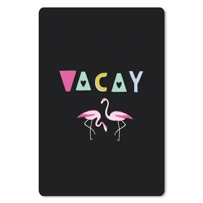 Produktbild von MuchoWow® Mauspad Mousepad Sommer - Flamingo - Zitat 18x27 cm - Mousepads - Maus Mat - Pad - Mausunterlage