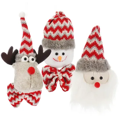 Produktbild von COM-FOUR® 3x Premium Weihnachts-Wichtel für die Weihnachtsdeko, winterliche Figur als Dekoartikel, als Raumschmuck oder Geschenk
