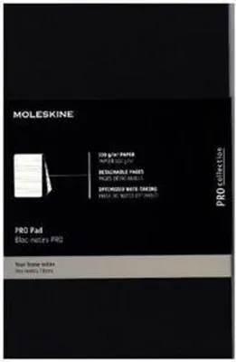 Image de Moleskine Professional Block Large/A5, Ligné, Couverture souple, Noir