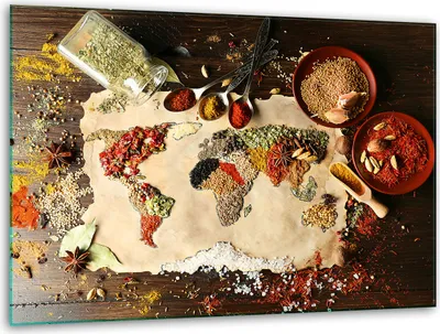 Produktbild von Glas Herdabdeckplatten Schneidebrett Universal 40x30cm Gewürze