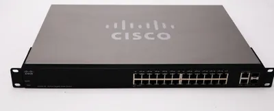 Produktbild von Cisco SG200-26FP-UK 26 Port Gigabit Managed PoE Switch 180W 1U Rack Switch