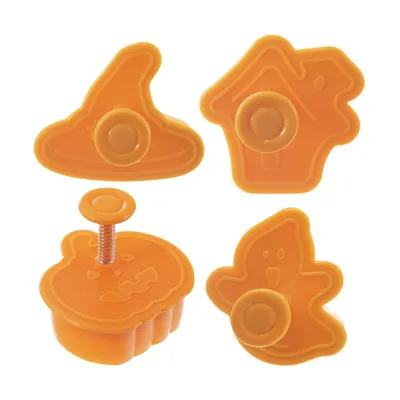 Obrázek produktu pro Halloweenské formy na pečení: sada 4 kusů a razítka se vzorem