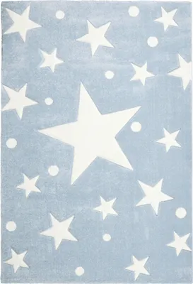 Obrázek produktu pro Livone Koberec Happy Rugs Stars Blue - White 160 cm x 230 cm