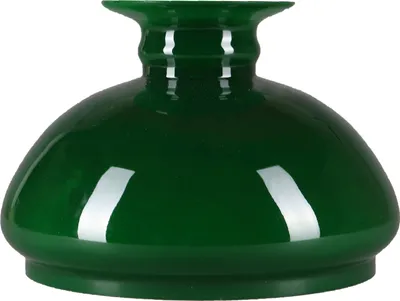 Produktbild von Lampenglas Opalglas Ersatzglas Petroleumglas Ø 186mm Grün