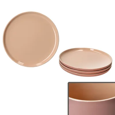 Produktbild von Ritzenhoff 4x Jasper Kuchenteller Puder Steingut 4 Personen Frühstücksteller