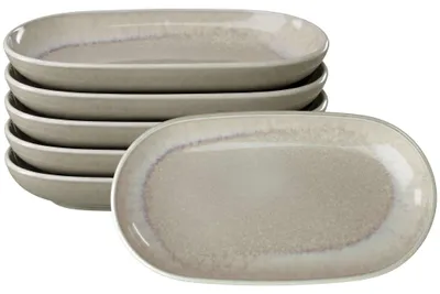 Produktbild von like. by Villeroy & Boch Perlemor Sand Servierplatte 23 x 12,4 cm 6er Set