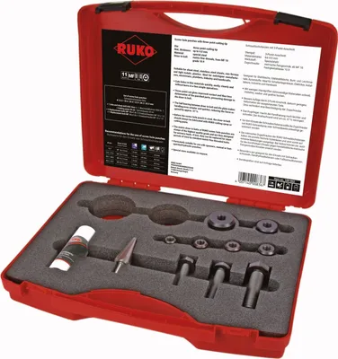 Produktbild von RUKO Schraublochstanzen-Satz im Kunststoffkoffer - 109002