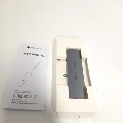 Produktbild von NOVOO USB C Hub Adapter Zubehör HDMI 4K PD 100W 3 USB A Anschluss Power