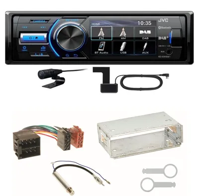 Produktbild von JVC KD-X561DBT Digitalradio FLAC Einbauset für Golf 4 Passat 3B Polo 6N 9N Lupo