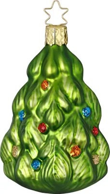 Produktbild von Christbaumschmuck Glas Tannenbaum 9cm grün 1 Stück