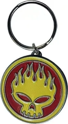 Produktbild von The Offspring Skull Logo Schlüsselanhänger