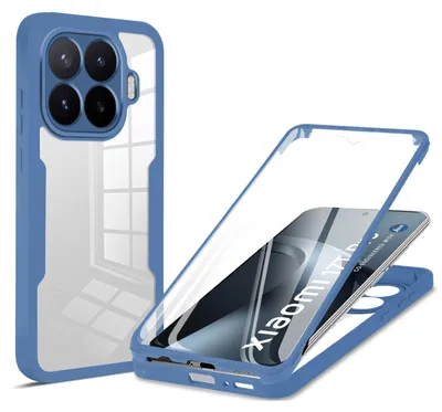 Produktbild von 360° Grad Hülle für Xiaomi 17T Pro Handyhülle Integriertem Displayschutz Blau