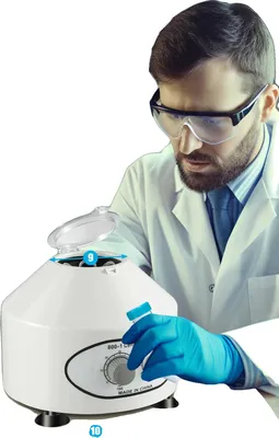 Immagine prodotto di Centrifuga elettrica con regolazione della velocità, BIANCO
