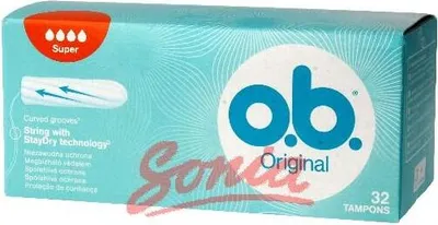 Produktbild von O.B. Original Super Tampons, 1 Packung - 32 Stück