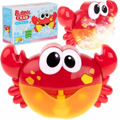 Produktbild von Blasengenerator-Badespielzeug aus Schaumkrabben