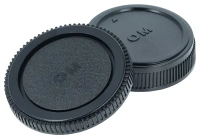 Produktbild von vhbw Objektivdeckel-Set kompatibel mit Olympus OM-10, OM-1, OM-4, OM-2, OM-4TI Kamera - Rück- und Gehäusedeckel Schwarz
