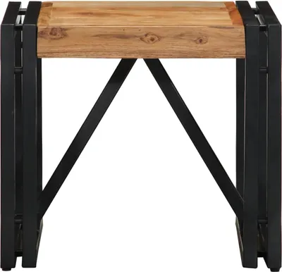 Produktbild von Möbel Couchtisch - Wohnzimmer Tisch modern - 40x40x35 cm Massivholz Akazie - Kaffeetisch CLORIS1447629