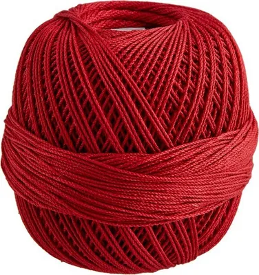 Produktbild von Elisa Häkelgarn,Filethäkelgarn,50g/200m,100% Baumwolle, Stärke 5, für Tischdecken,Vorhänge,NS 1,75-2.0 mm 8512 rostrot